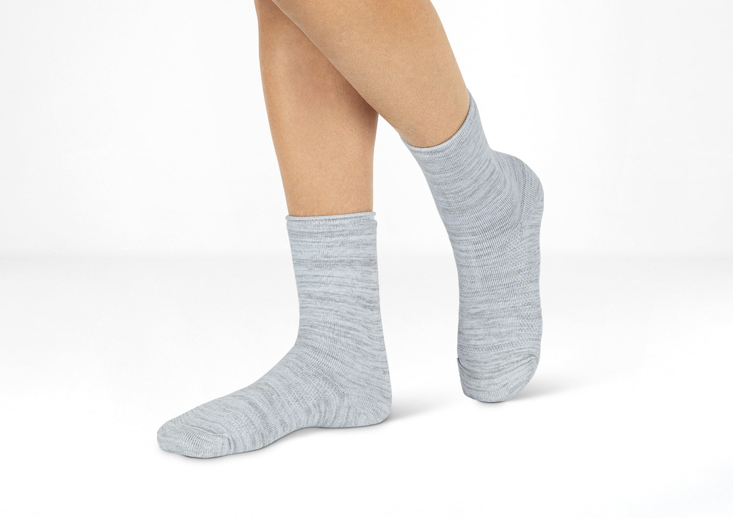 Alternative view of Extra Roomy Socks (Thick) - Gray