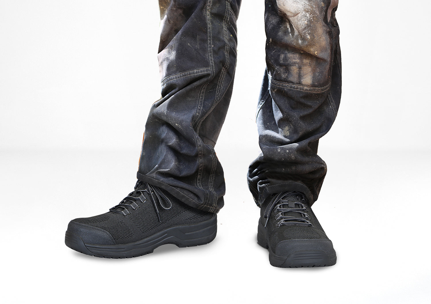 Alternative view of Cobalt Work Shoes - Black