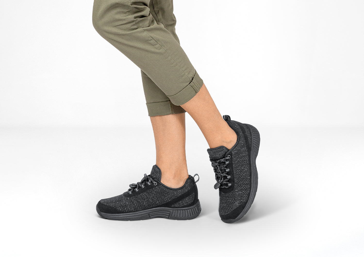 Alternative view of Coral No-Tie - Black