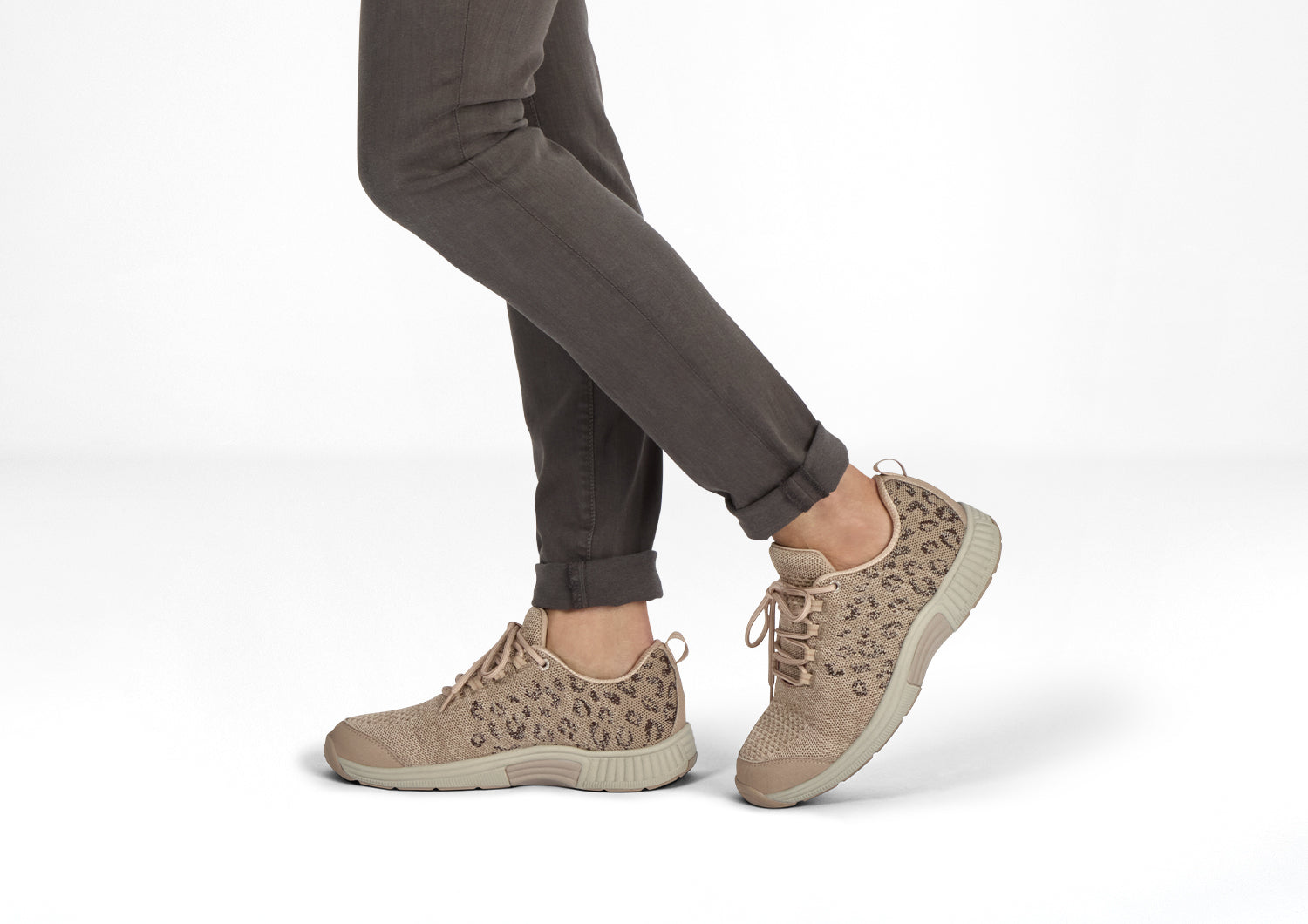 Alternative view of Coral - Beige Leopard