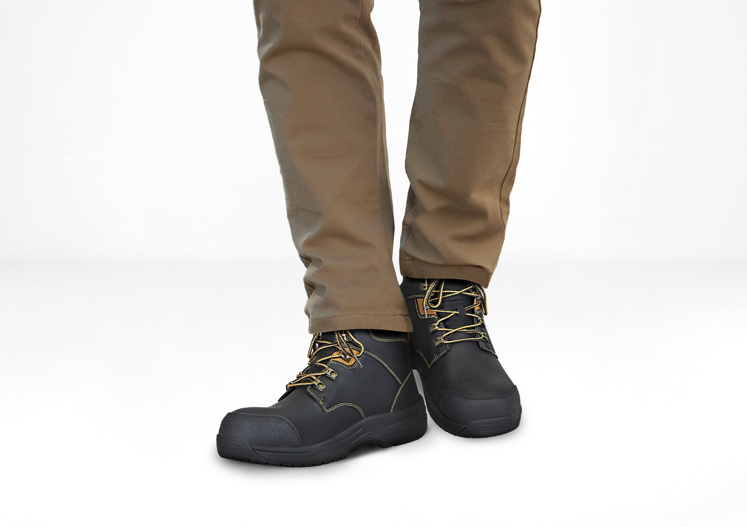 Alternative view of Granite Work Boots - Black