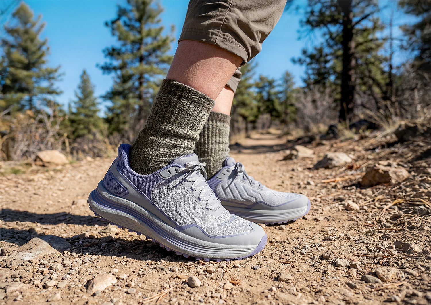 Alternative view of Nira Trail Hands-Free - Gray/Periwinkle