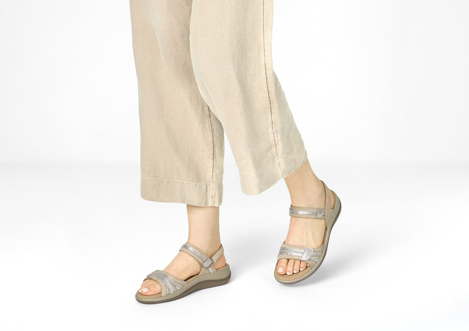 Alternative view of Paloma - Taupe Metallic