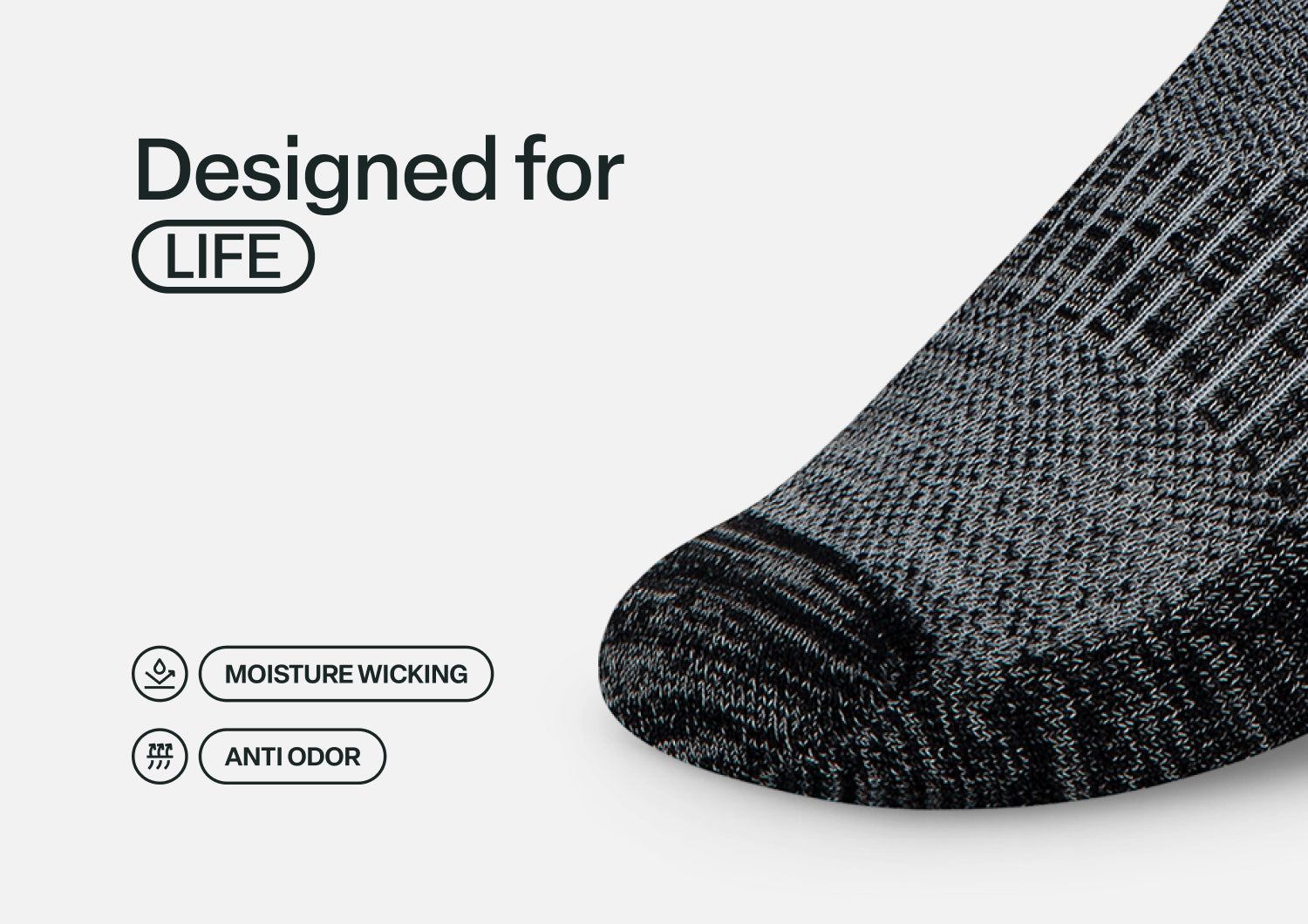 BioSoft Low Cut Sock - Black - Image 6