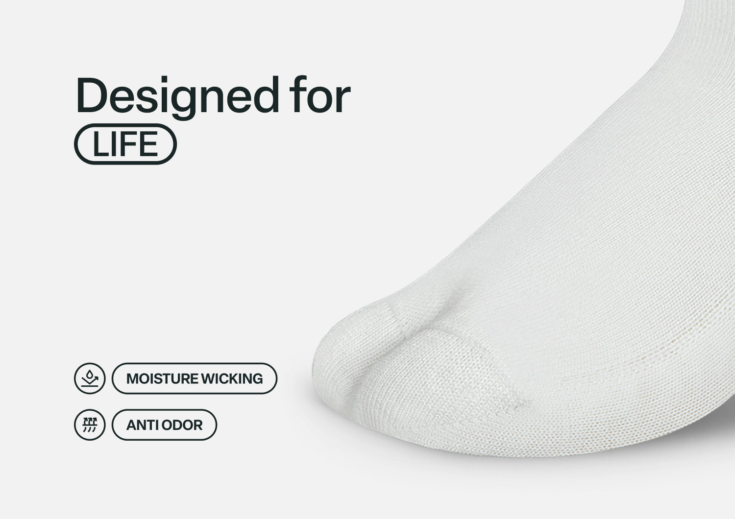 Bunion Relief Socks - White - Image 6