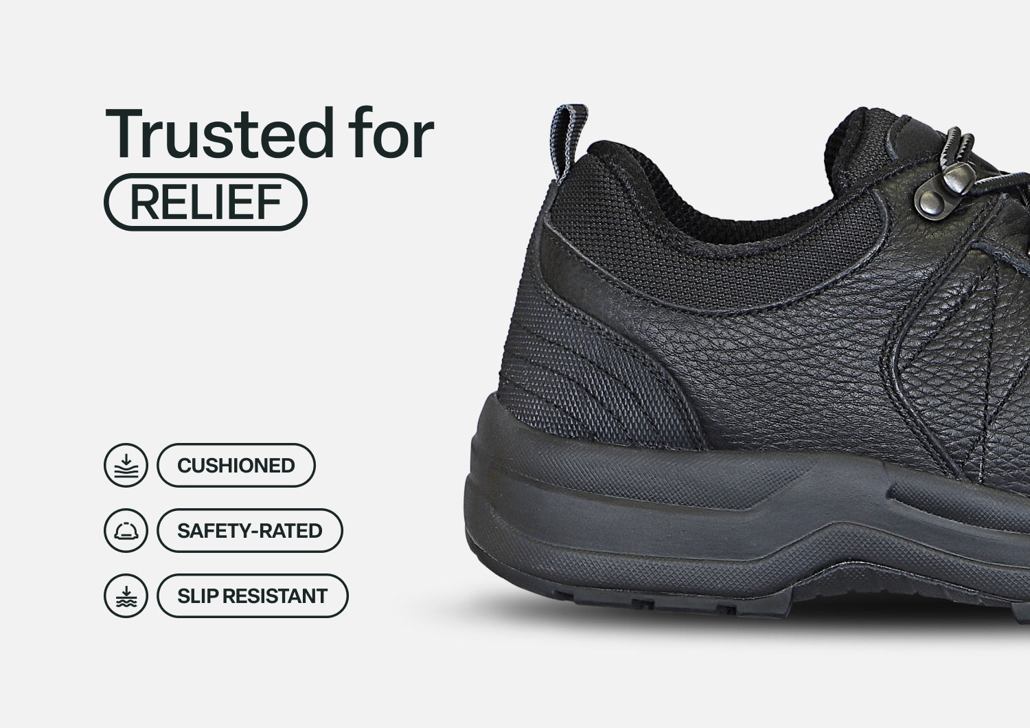 Basalt Work Shoes - Black - Image 5