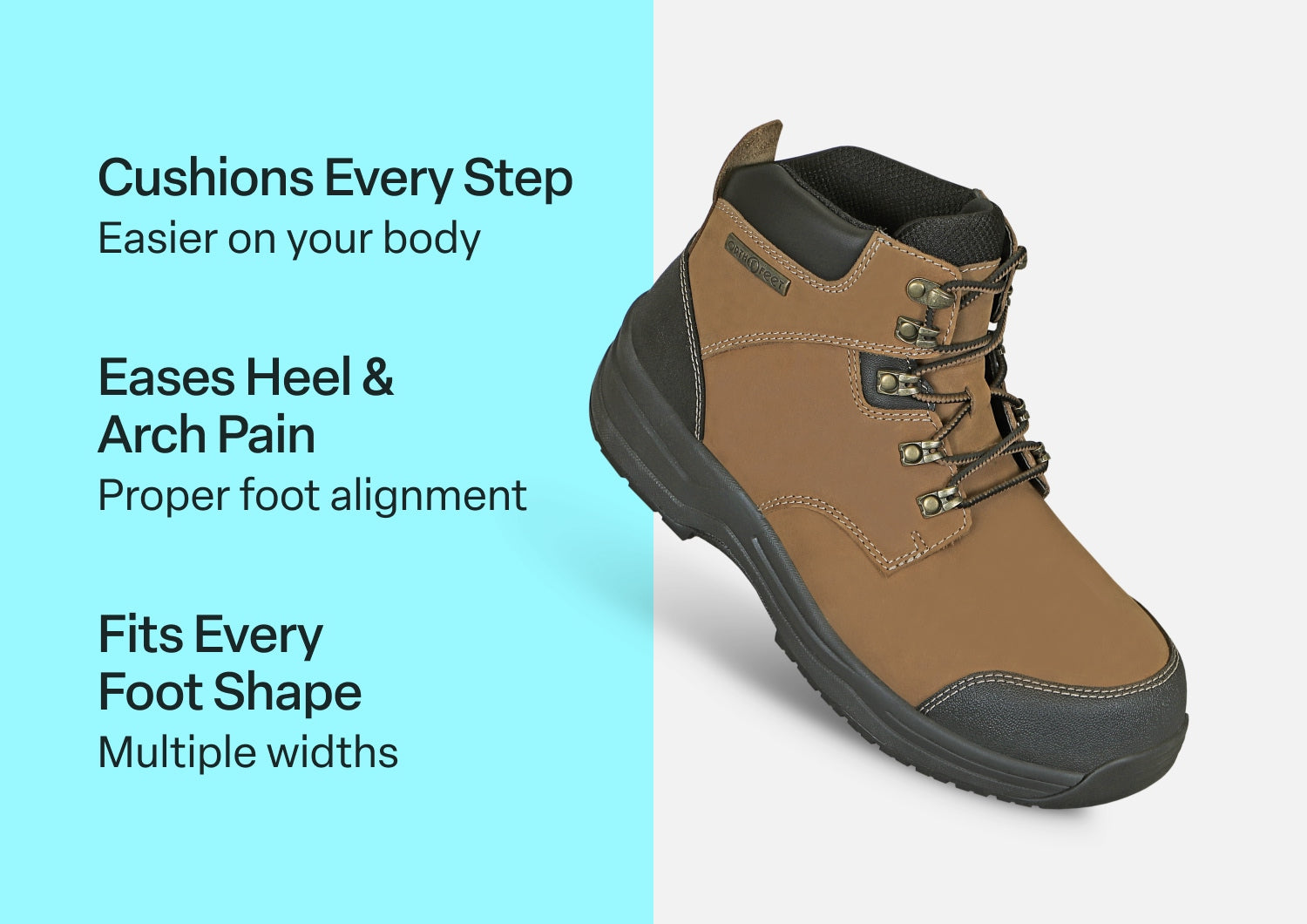 Granite Work Boots - Camel - Image 3