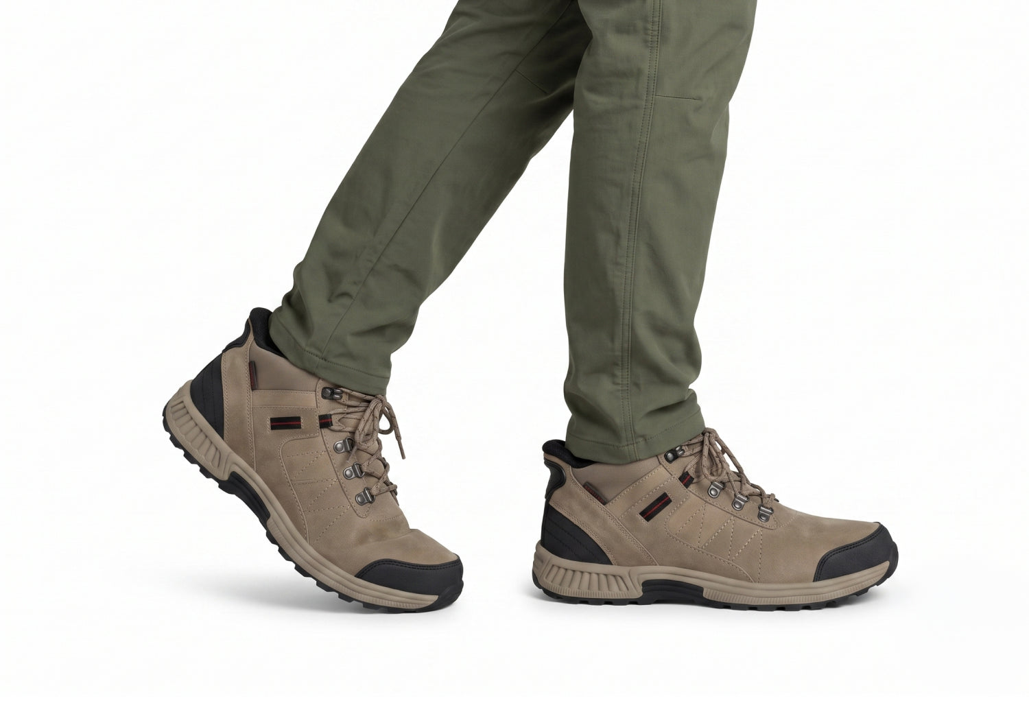 Alternative view of Dalton Hands-Free Waterproof - Taupe/Red