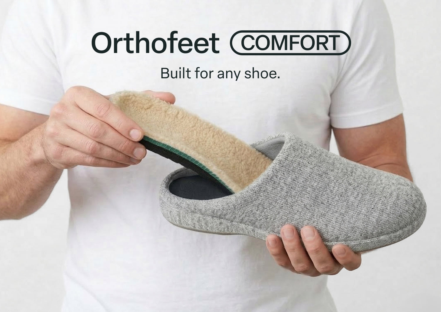 Alternative view of Men's Slipper Insoles - Tan