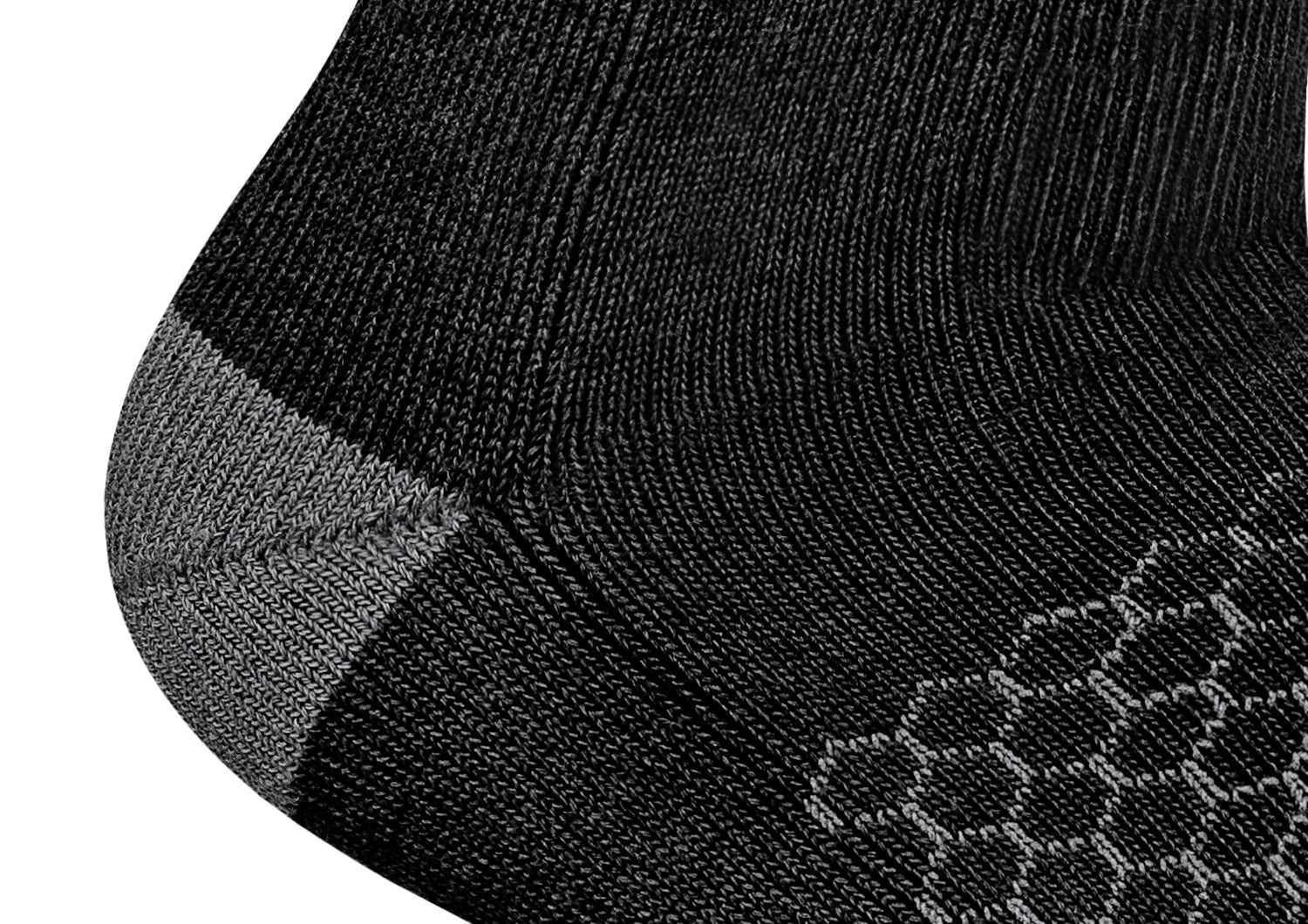 Bunion Relief. Padded Ankle Socks - Black - Image 10