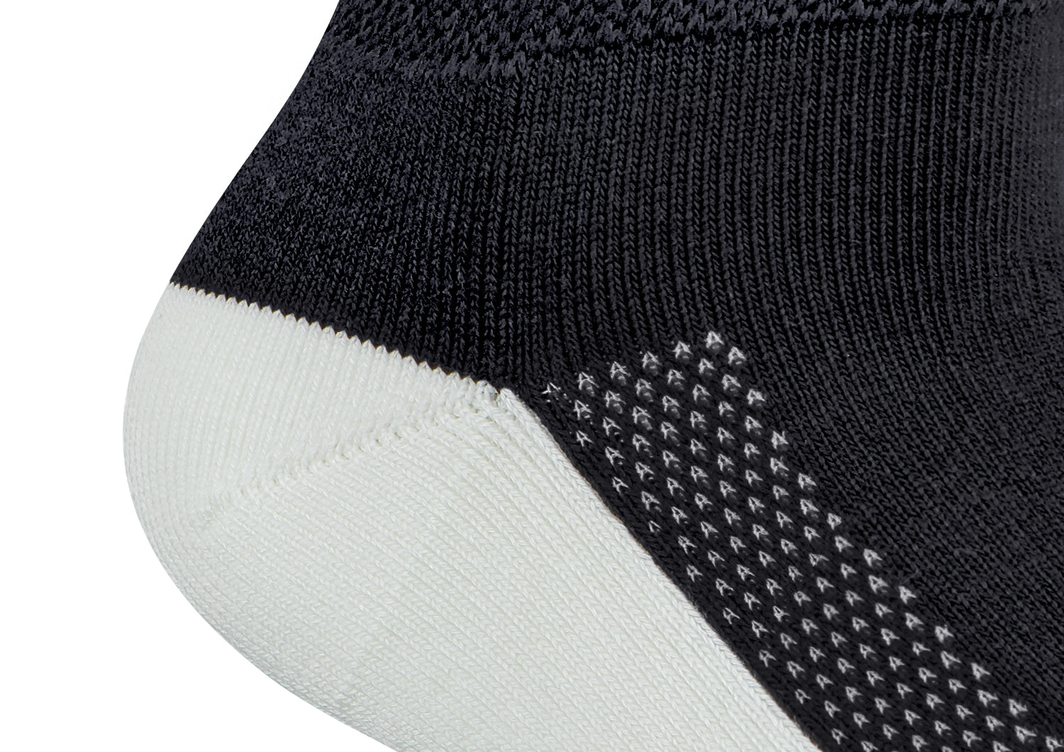 Padded Sole Diabetic Socks - Black - Image 7